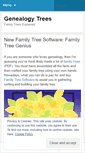 Mobile Screenshot of genealogytrees.wordpress.com