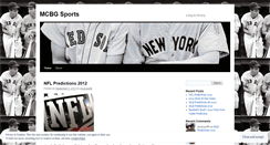 Desktop Screenshot of mcbgsports.wordpress.com