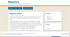 Desktop Screenshot of hagedoorn.wordpress.com