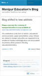 Mobile Screenshot of manipureducation.wordpress.com