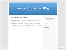 Tablet Screenshot of manipureducation.wordpress.com