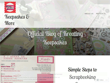 Tablet Screenshot of keepsakesindia.wordpress.com