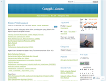 Tablet Screenshot of canggihlaksana.wordpress.com