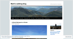 Desktop Screenshot of markswalkingblog.wordpress.com