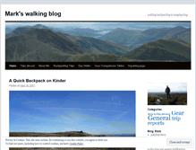 Tablet Screenshot of markswalkingblog.wordpress.com