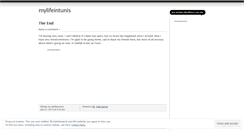 Desktop Screenshot of mylifeintunis.wordpress.com