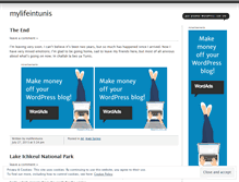 Tablet Screenshot of mylifeintunis.wordpress.com