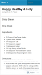 Mobile Screenshot of happyhealthyandholy.wordpress.com