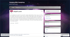 Desktop Screenshot of hangingwithhumphrey.wordpress.com