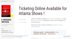 Desktop Screenshot of emergingwriters.wordpress.com