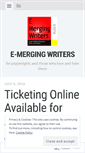 Mobile Screenshot of emergingwriters.wordpress.com