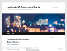 Tablet Screenshot of bloglegitimateusgovernment.wordpress.com