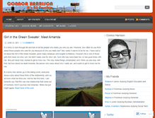 Tablet Screenshot of connorharrison.wordpress.com