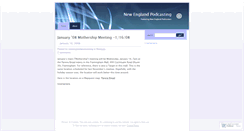 Desktop Screenshot of newenglandpodcasting.wordpress.com