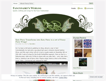 Tablet Screenshot of fancyfairy.wordpress.com