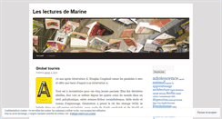 Desktop Screenshot of lecturesdemarine.wordpress.com