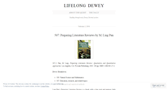 Desktop Screenshot of lifelongdewey.wordpress.com