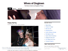 Tablet Screenshot of dogtownpizza.wordpress.com