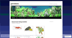 Desktop Screenshot of garnelaxia.wordpress.com