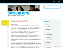 Tablet Screenshot of coachjoel.wordpress.com