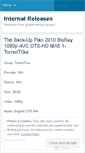 Mobile Screenshot of internalreleases.wordpress.com