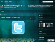 Tablet Screenshot of blackberryglasgow.wordpress.com