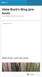Mobile Screenshot of abbebuck.wordpress.com