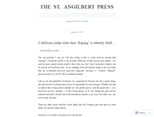 Tablet Screenshot of angilbertpress.wordpress.com