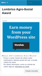 Mobile Screenshot of lombricoaward.wordpress.com