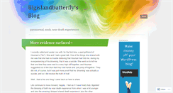 Desktop Screenshot of bigislandbutterfly.wordpress.com