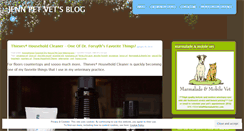 Desktop Screenshot of jennpetvet.wordpress.com