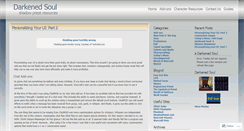 Desktop Screenshot of darkenedsoul.wordpress.com