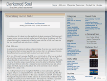 Tablet Screenshot of darkenedsoul.wordpress.com