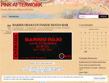 Tablet Screenshot of pinkafterwork.wordpress.com
