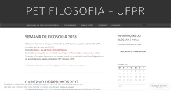 Desktop Screenshot of petfilosofiaufpr.wordpress.com