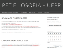 Tablet Screenshot of petfilosofiaufpr.wordpress.com