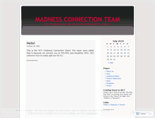 Tablet Screenshot of madnessc.wordpress.com