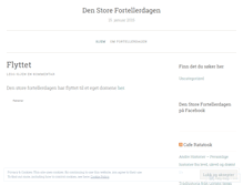 Tablet Screenshot of fortellerdagen.wordpress.com