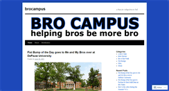 Desktop Screenshot of brocampus.wordpress.com