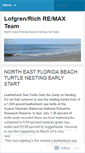 Mobile Screenshot of northeastfloridabeachhomes.wordpress.com