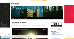 Desktop Screenshot of kenwolff.wordpress.com