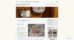 Desktop Screenshot of italianexcellence.wordpress.com