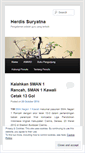 Mobile Screenshot of herdissuryatna.wordpress.com