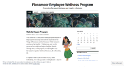 Desktop Screenshot of flossmoorwellnesscommittee.wordpress.com