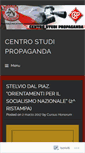 Mobile Screenshot of centrostudipropaganda.wordpress.com