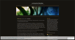 Desktop Screenshot of ecclesiasticaldiscipline.wordpress.com