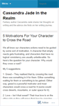 Mobile Screenshot of cassandrajade.wordpress.com