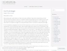 Tablet Screenshot of enopinionde.wordpress.com