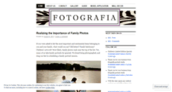 Desktop Screenshot of fotografiaps.wordpress.com