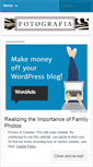 Mobile Screenshot of fotografiaps.wordpress.com